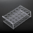 Transparent Plexiglass 24 Positions 5ml Centrifuge Tube Holder Stand Rack