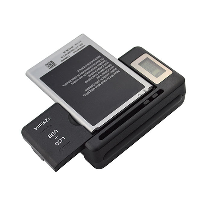 Universal Battery Charger LCD Indicator Screen New For Cell Phones USB-Port