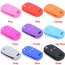 Silicone Key Cover Fob Case for Vauxhall Opel Remote Flip Folding Car Key ShellL