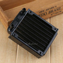 80mm Aluminum Water Cooling Radiator Computer PC Water Cooling System Part Black