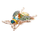 5X(Fashionable Bumble Bee Crystal Brooch Pin Costume Badge Party Jewelry G B9C7)