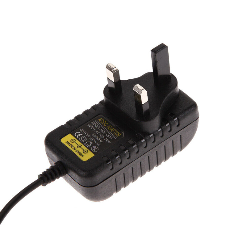 AC 100-240V Converter Adapter DC 5.5 x 2.5MM 5V 1A 1000mA Charger UK Plug A