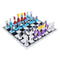 Handmade European Wooden Chess Set with 11 Inch Board and Chess Pieces