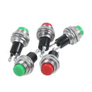 5 x 9.5mm Momentary 1 NO Red Green Cap Push Button Switch AC 250V/1.5A