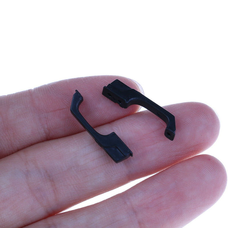 1Set black plastic car door hinges & door handles for 1:10 rc crawler trx4  Z