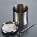 Stainless Steel Salt Pepper Bottle Cruet Condiment Sugar Jar Kitchen Tool