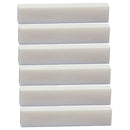 6 String Acoustic Guitar Bone Bridge Nut for Guitar Replacements Parts 6pcs