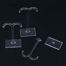 3pcs Jewelry Display Rack Sprout Transparent Earring Display Stand Holder