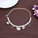 Fashion Alloy Synthetic Pearls Mix-Pattern Multilayer Exaggerated Bracelets