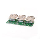 10Pcs USB 2.0 To DIP 4P 2.54MM PCB Board Adapter Converter For Arduino DIY BX