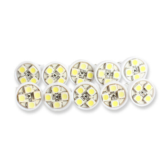 10PCS T10 4 SMD LED Wedge Car Light Bulbs Super White Turn Signal Bulb