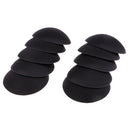 10 Pairs Round Shape Removable Cups Inserts Women Sport Yoga Bra Pad Black Nude