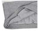 Women's Letters Printed Different Mix Casual Loose Sweater Pullover Gray+Pi