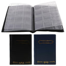 120 Coins Album Book Coin Storage Case Box Money Penny Holder Pockets Blue