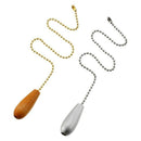 4 Pieces Ceiling Fan Chain Pulls Wooden Pull Chain Extension Pull Chain for T3H7
