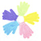 5Pair Exfoliating Body Scrub Gloves Shower Bath Mitt Loofah Skin Massage Spon Cy