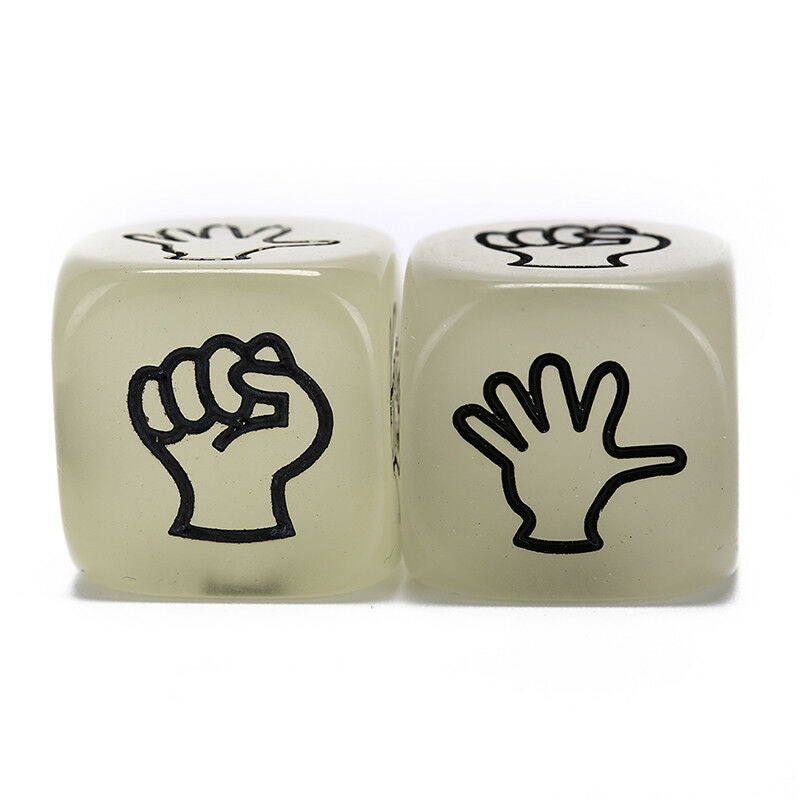 2pcs funny 2cm noctilucent dice drinking dice acrylic for game party bar SP