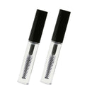 2 Pack Portable Empty Plastic Eyelash Mascara Bottle Lip Tint Tube Container