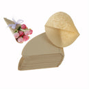 40Pcs Hand-Drip Coffee Filter Papers Coffee Filtering Pure Natural WoodenPape Bj