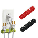2x Wire Cord Cable Tidy Holder Drop Clip Line Fixer Winder Random Color JR