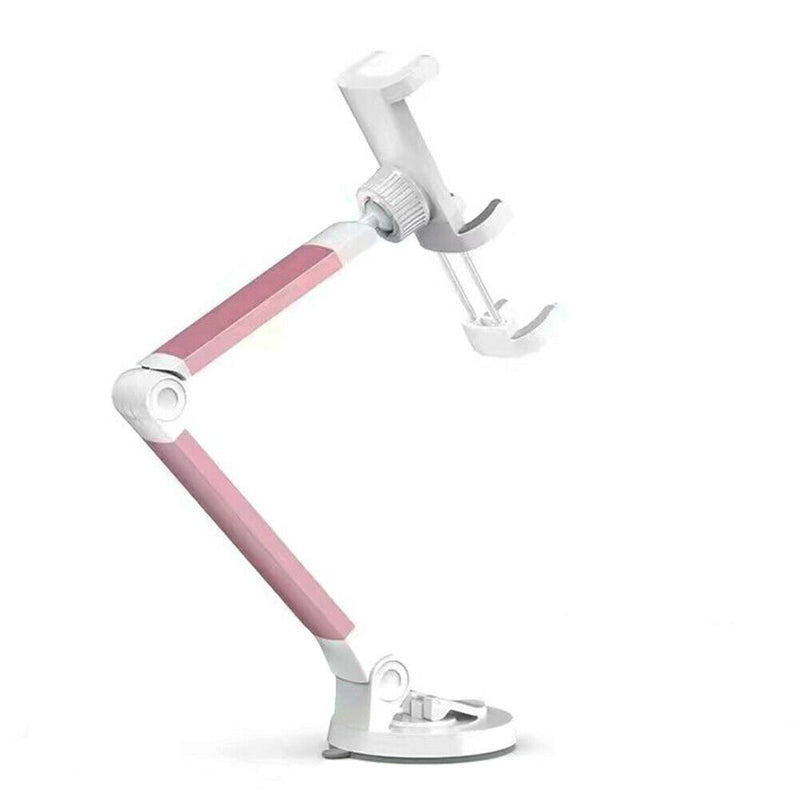 Folding Smartphone Desktop Holder Aluminum Alloy Long Arm Cell Phone Stand Rack