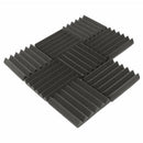 8Pcs 305 x 305 x 45mm Soundproofing Foam Acoustic Foam Sound Treatment Stud J7B2