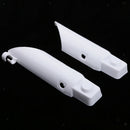 2 X Plastic Motorcycle Front Fork Protection Cover For