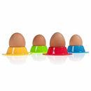 Silicone Egg Cups Boiled Eggs Holder Set Kitchen Storage Rack 4 Colors, 4 P