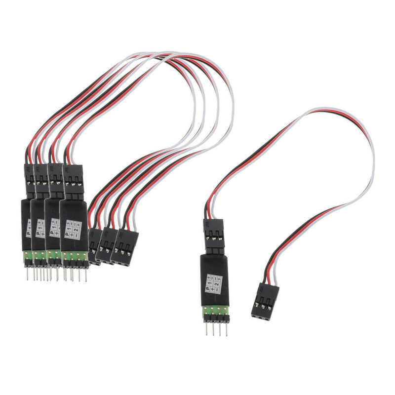 5 Pieces 3 Channels Car RC 2 Leds Light Control Switch for RC Vehicles Car