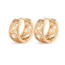 Hollow out Print Ear Clip South Korean Chic Ear Decoration Earrings A
