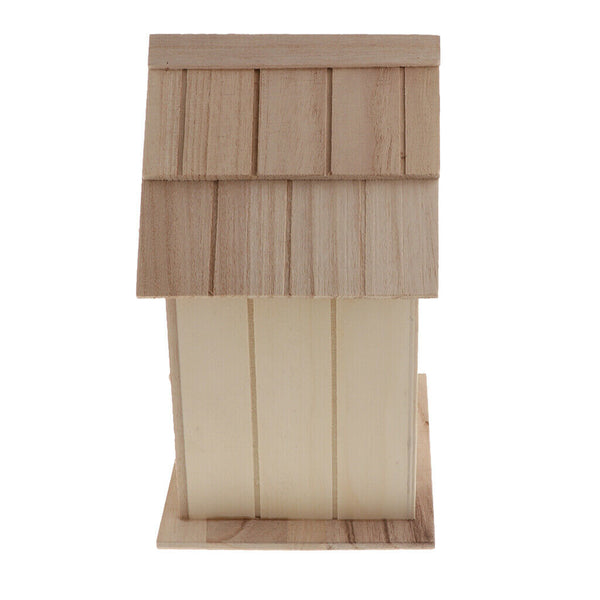 Wood Bird House Birdhouse  Bird Nest Nesting Box