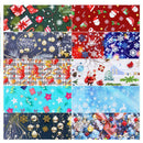10Pcs Christmas Nail Foils Colorful Foil Nail Art Transfer Stickers Decals DIY