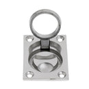 2.5x1.8 inch 316 Stainless Steel Square Flush Pull Ring Handles, Recessed