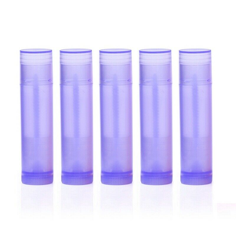 10pcs Purple Lipstick Empty Tube Wax Tube Lipstick DIY Lipstick Tube Cosmet Z2C9