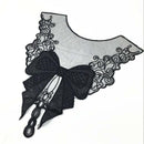 Retro Black Neckline Lace Collar Trim Sewing Applique for Women Clothes DIY