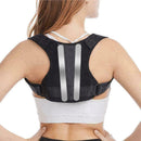 Unisex Black Adjustable Posture Corrector Back Brace Brace Support Belts D9Y6