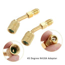 R410A Adapter 5/16 Inch Sae Female Quick Couplers To 1/4 Inch Sae Male Flar P7Q6