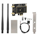 M.2 NGFF to PCI-E AC Wireless Card With AC Antenna 1550AC For 9260 DW1560