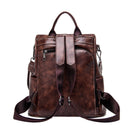 Womens Backpack Purse Pu Leather Anti-Theft Backpack Casual Satchel School