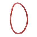 O-ring seal, oil seal, silicone, 50 x 2.5 mm, brick red, 10 pieces