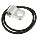 7/8" Motorcycle Handlebar Headlight Switch Stainless Steel White Dirt Bike