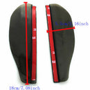 2x Rear View Black Side Mirror Rain Snow Shield Protector For Universal Car Auto