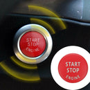 Start Stop Engine Button Switch Cover for X5 E70 X6 3 Series (Gloss Red)