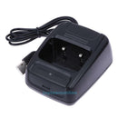 1PC Li-ion Radio Battery Charger 100-240v USB for Baofeng BF-888S Retevis H777