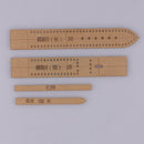 4pcs/Set Leathercraft Tool Acrylic Watch Strap Band Stencil Templates 20mm