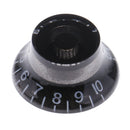 Black 4pcs Acrylic Speed Control Cap Knobs for Gibson Electric Guitar Parts