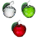 3-in-1 Crystal Apples Paperweight 4x5.5cm Christmas Eve Gift Xmas Ornament