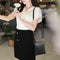 Portable Casual Women Leather Mini Sling Pure Messenger Bags (Black)