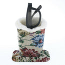 2Pcs Cotton Upright Desktop Case Plush Lined Eyeglasses Holder Stand Pen Holder