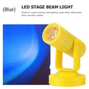 Pinspot Beam LED Stage Lamp Moving Head Disco Club Bar KTV Spotlight (Blue) A